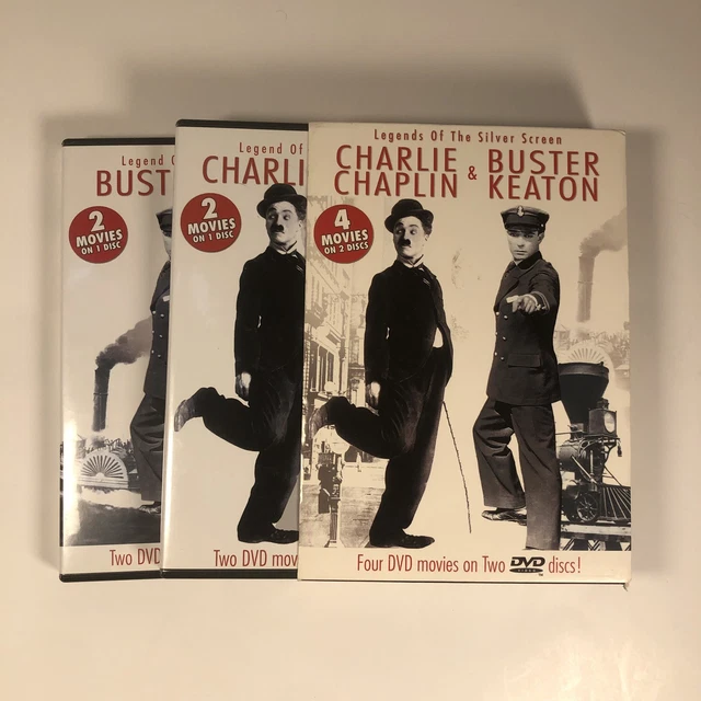 CHARLIE CHAPLIN & Buster Keaton: Legends of The Silver Screen DVD Set ...