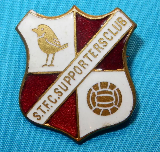 Vintage Swindon Town St Fc Football Supporters Club Enamel Pin Badge