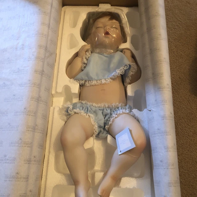"Good As Gold" Porcelain Doll by Titus Tumesco for Ashton-Drake 1997 With Box - 7