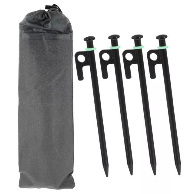 1 Set of Tent Support Stakes Steel Tent Pegs Outdoor Camping Tent Canopy Stakes