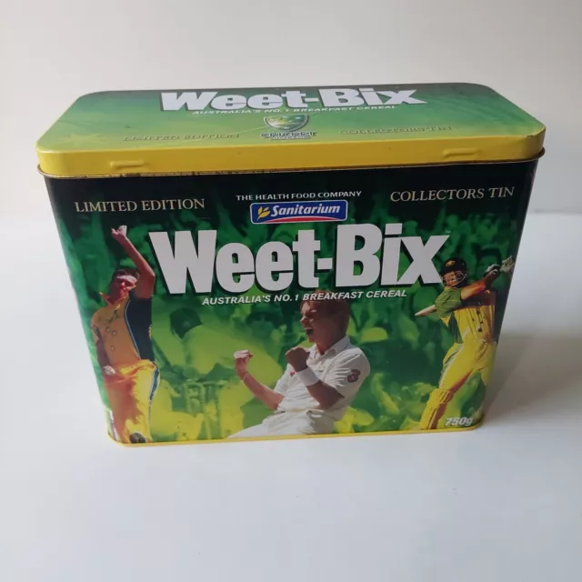 Sanitarium Weet -Bix World Champion Cricket Special Edition Breakfast Tin