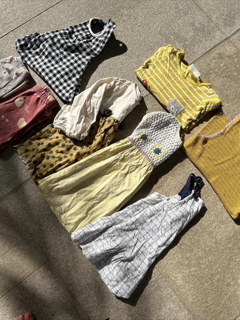 girls capsule bundle wardrobe t-shirt Dress Legging zara Mini Boden age 3-4 21