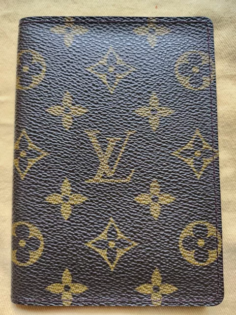 Authentic Louis Vuitton Monogram Long Tri-fold Passport Wallet CA0928