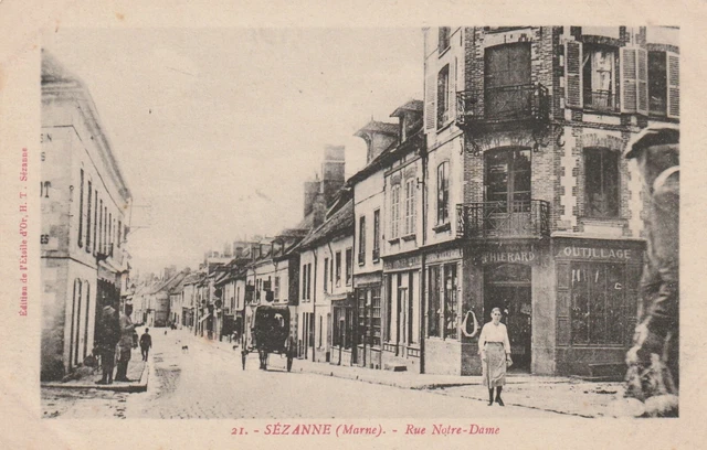CPA 51 SEZANNE (Marne) Rue Notre Dame