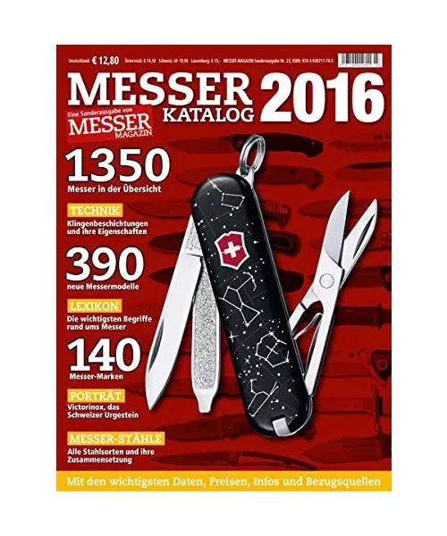 Messer Katalog 2016: Eine Sonderausgabe von MESSER MAGAZIN, Hans Joachim Wieland