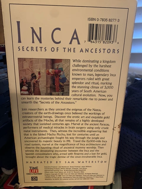 TIME LIFE’S LOST civilizations vhs the Inca £5.63 - PicClick UK