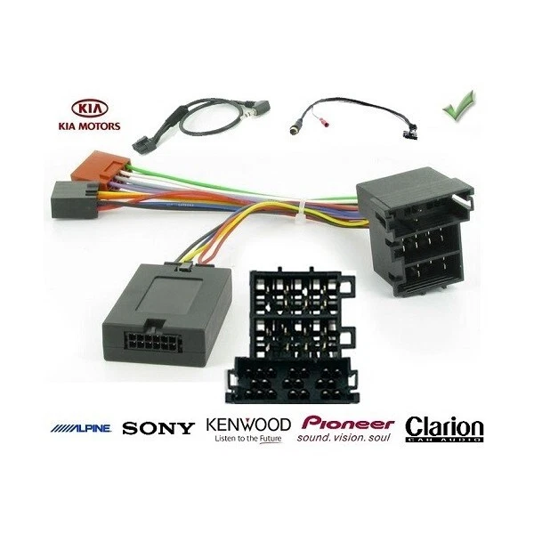 Commande Au Volant Compatible Autoradio CLARION Pour Ford Fiesta (2002-2008)