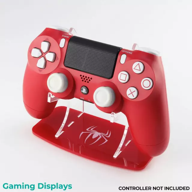 Spider Man PlayStation 4 Controller Display Stand - PS4 Holder - Printed Acrylic