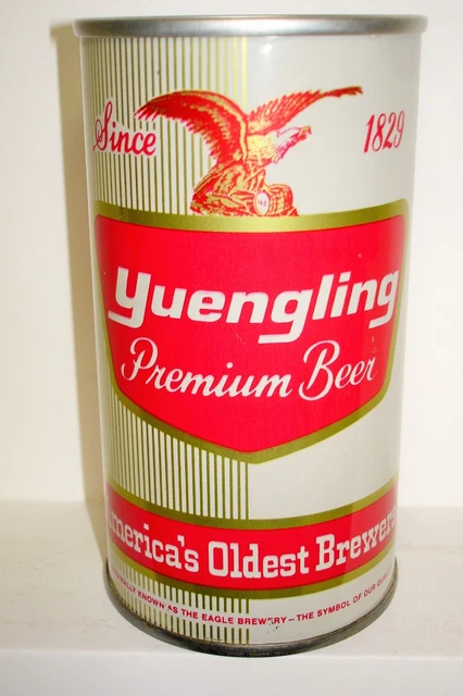 YUENGLING "ENAMEL - W/EAGLE"  S/S Beer Can C448