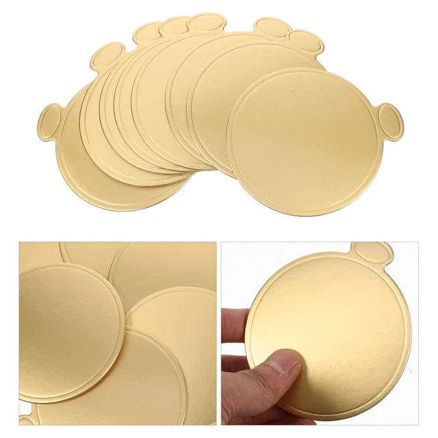 100 hojas de pastel - cartón tablas redondas tablas de pastel mousse mini pasteles tableros de pastel K