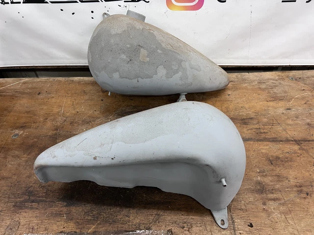 1970-1984 Harley Davidson Shovelhead 5 Gallon Split Tanks Gas Tank FX FLH FL