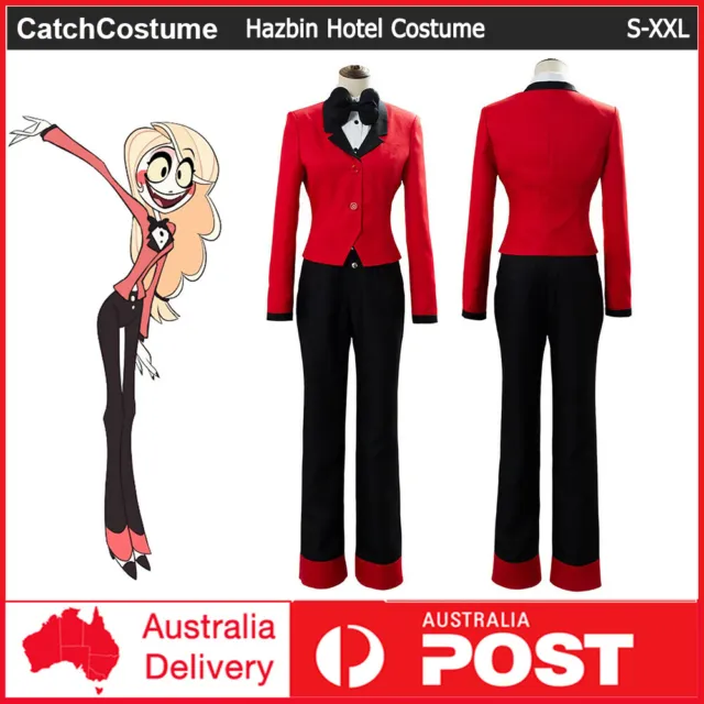 Hazbin Hotel Charlie Cosplay Costume Uniform Halloween Suit Fancy Dress Outfits