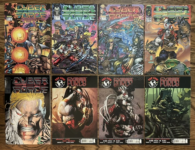 CyberForce #0 1 2 3 4 Image 1992 Top Cow 2006 Silvestri Simonson Jim Lee NM