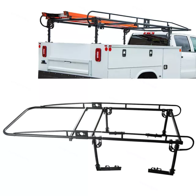 Universal Pickup Truck Ladder Rack Trunk Bed Over Cab Cargo Storage 1000lb Universal Pickup Truck Ladder Rack Trunk Bed Over Cab Cargo Storage 1000lb
