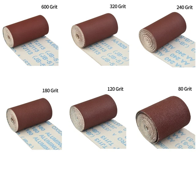 Strumento di alimentazione per intaglio carta vetrata tessuto smerigliato texture morbida 5 M nucleo 1 rotolo