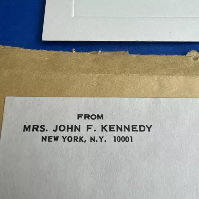 JACQUELINE KENNEDY AUTOGRAPH Envelope Signed JFK - First Lady Jackie O ...
