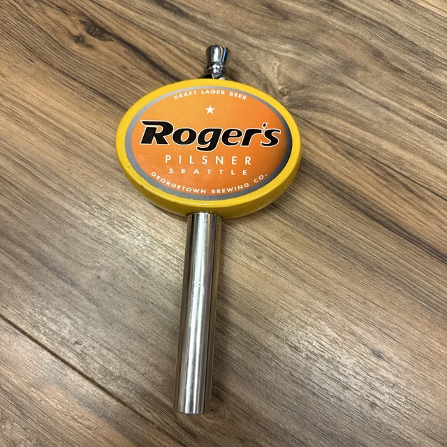 Georgetown Rodgers Pilsner-BEER TAP HANDLE