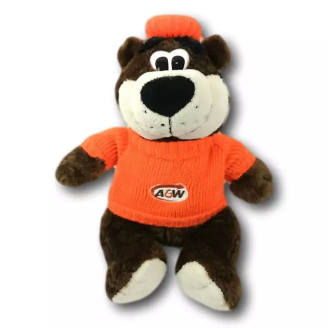 Rooty Root Bear A & W Plush 17 inch Stuffed Animal Mascot Rootbear A&W