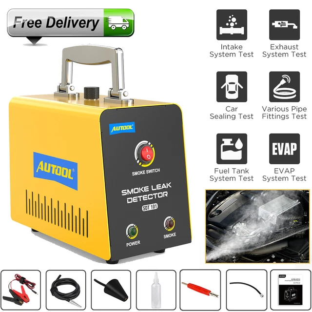 Rilevatore Guasti Motore Evap Tester Perdite Fumo - Diagnostica Auto 12V - Rilevatore Perdite Carburante E Aria Macchina Fumo Per Auto - Foto 4