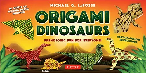 Origami Dinosaurs Kit: Prehistoric Fun for Everyone! [Origami Kit with 2 Books,