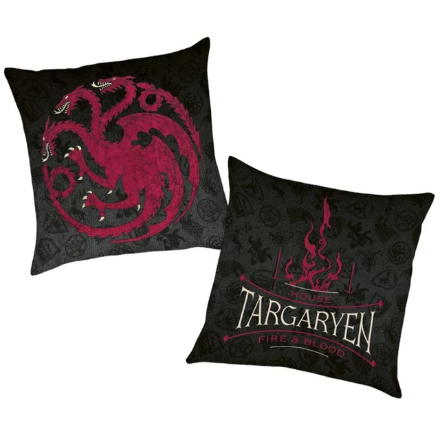 Casa Targaryen Gioco Troni 40 X 40 CM Cuscini Decorativi