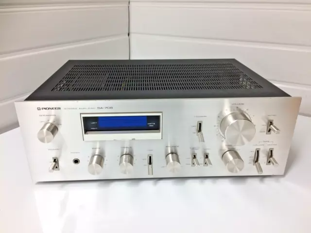 Pioneer Blue Line Vintage SA-708 Amplifier Sounds Amazing!