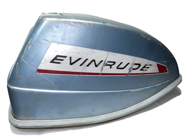 278616 Top Cowling Motor Cover Cowl Johnson Evinrude Angler 5hp Outboard 1965