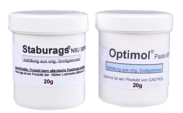 Staburags NBU 30 PTM & Optimol Paste MP3 je 20g im Set