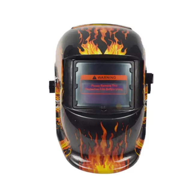 Solar Welding Helmet Mask Auto Darkening Skull Arc Tig Mig Welder Machine