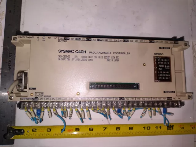 Sysmac Programmable Controller C40H-C60R-De 24Vdc 250Vac 7Ma