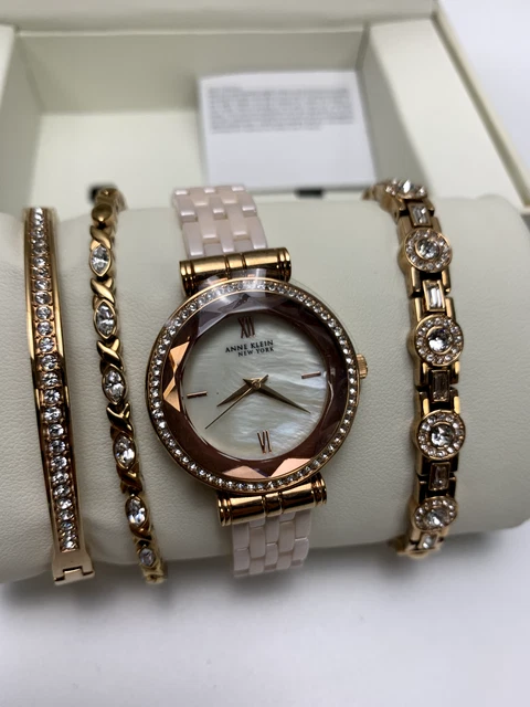 Anne klein sales ceramic watch set