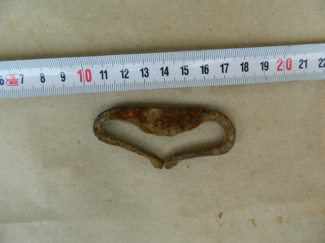 Antique 19th  Fire Striker  Hand Forged  Iron Primitive Bushcraft Tool 2