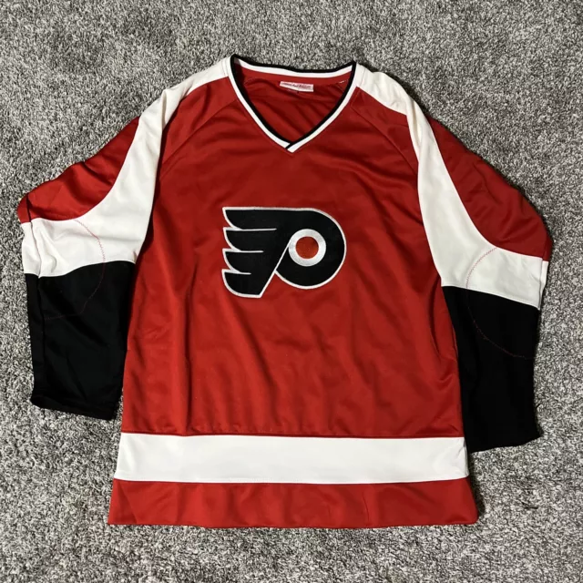 Fanatics Branded NHL Philadelphia Flyers Dave Schultz #8 Breakaway Vintage Replica Jersey, Men's, XXL, Orange