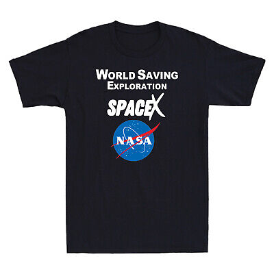 Mars World Saving Exploration Space NASA Science Funny Men's T-Shirt Cotton Top