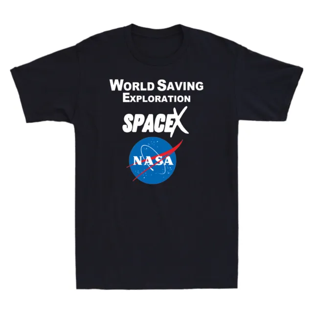 Mars World Saving Exploration Space NASA Science Funny Men's T-Shirt Cotton Top