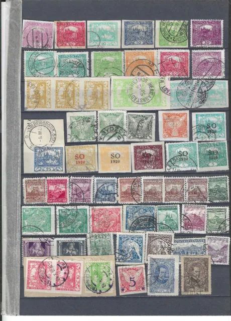Tschechoslowakei Lot Nr. 526: alte Briefmarken