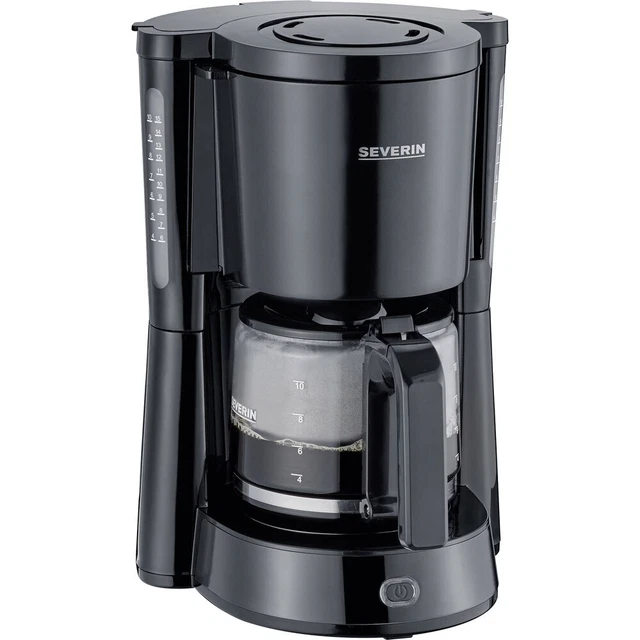 Severin KA 4815 Kaffeemaschine Schwarz  Fassungsvermögen Tassen=10 Warmhaltef...