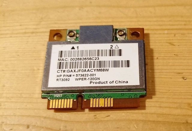 Carte WiFi HP Originale - Référence SPS 792609 005 792202 001 - Occasion Fonctionnelle