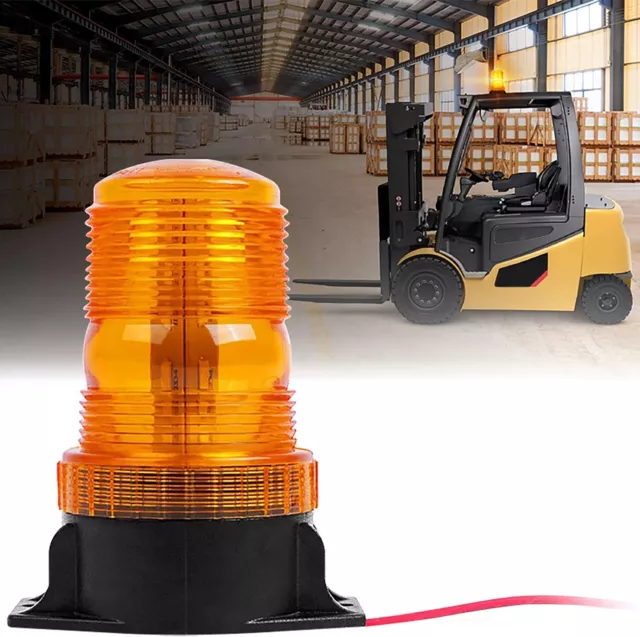 30 LED Strobe Balise Lumière Forklift Diable Toit Ambre Urgence Avertissement US