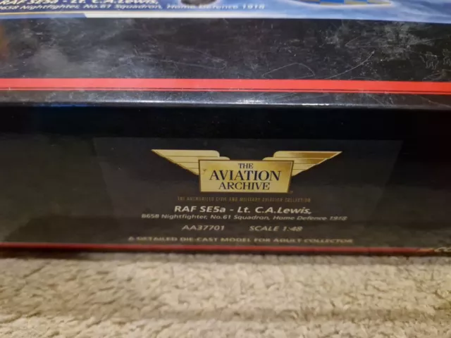 Corgi Aviation Archive AA37701 Raf Se5a It c a Lewis Ltd Edition 3