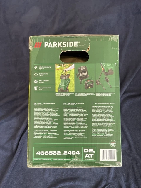 38+ Parkside Messerhäcksler Pmh 2400 C3, Bereits ab 79,99 € große
