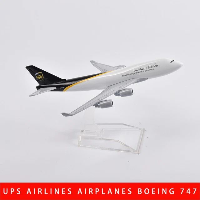 Maquette Avion HERPA Boeing 747-100F UPS Airlines - Échelle 1/500