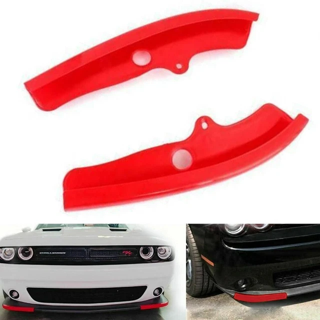 Nuovo Bordo Splitter Protezione Auto Anteriore Carta Regalo Formato Red Ricambio