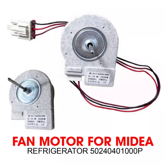 DC12V ZWF-02-4 Freezing Fan Motor Upgrade For Midea Refrigerator 50240401000P