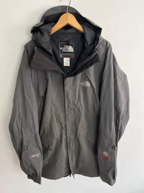 THE NORTH FACE Jacket Coat Mens L/XL Waterproof Gore-Tex Summit Series Grey