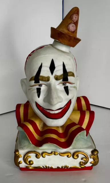 1979 Ezra Brooks Clown Porcelain Empty Liquor Bottle Collector Series Heritage