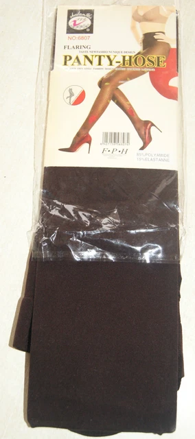 Paire De Bas Vintage En Nylon - Marque Flexy - Taille M - Couleur Beige Transparent - Neufs Avec étiquettes