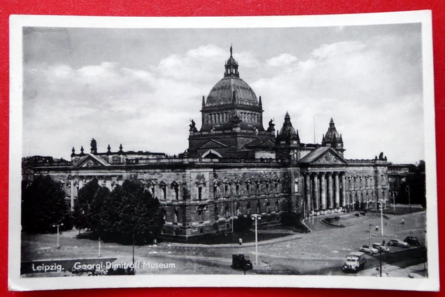 LEIPZIG Dimitroff Museum, Sachsen Kleinformat DDR 1958 alte