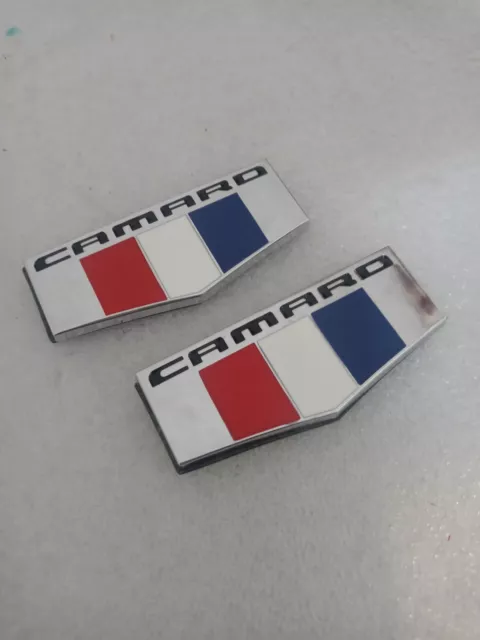 2016-2020 Chevy Camaro Emblems  Front Fender/Side Chrome Badges Logo *Pair*
