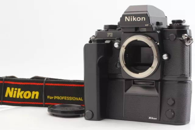 [N COMO NUEVO con Correa] Nikon F3 HP 35mm Cámara Fotográfica Cuerpo Motor Drive MD-14 de JAPÓN